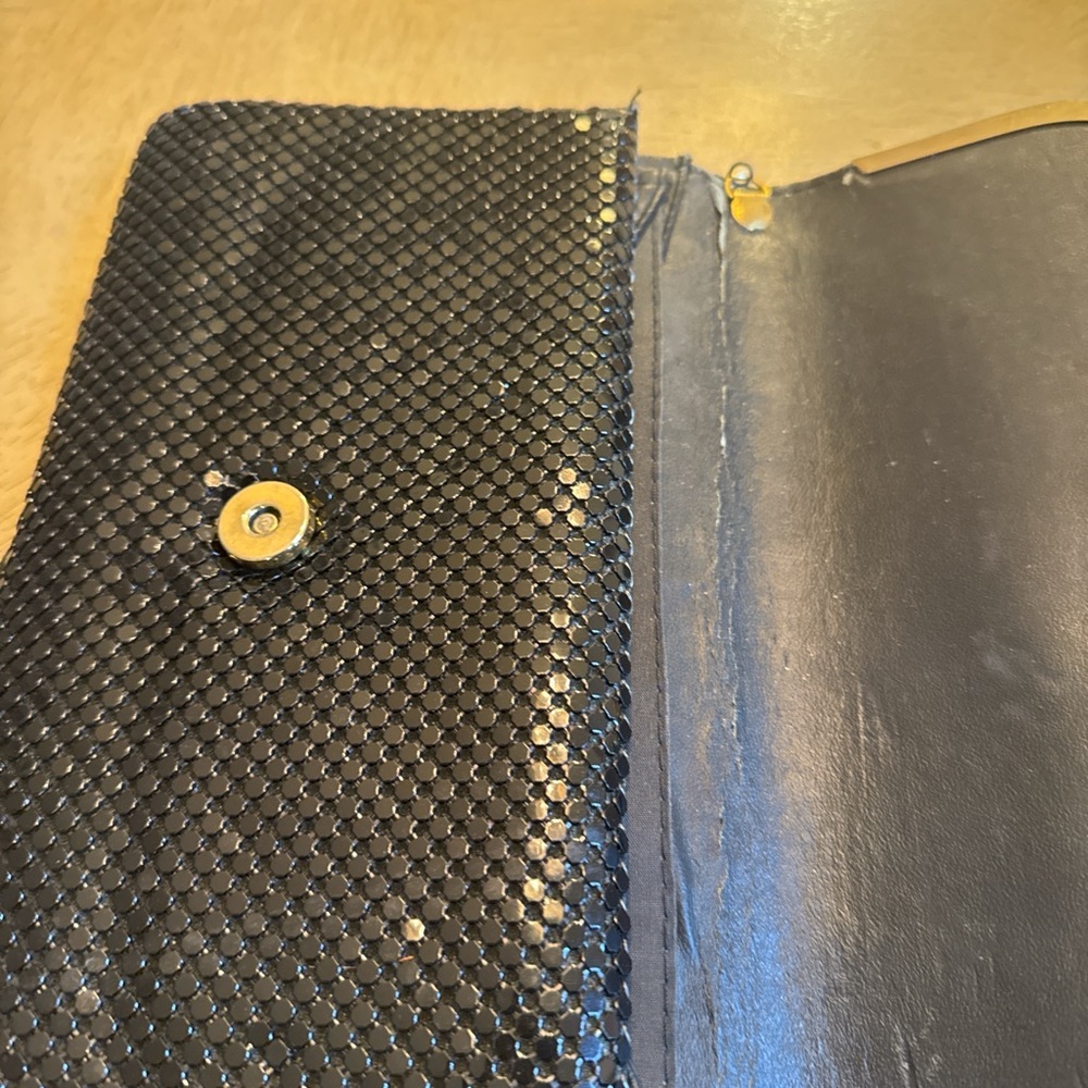 Black Mesh Clutch